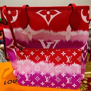 limited edition authentic louis vuitton neverfull